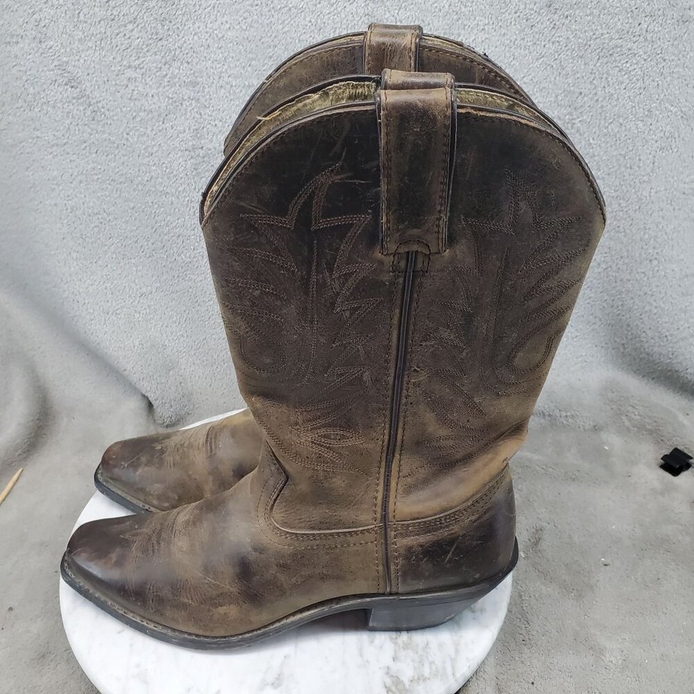 Durango Shoes Womens Size 8 Brown Leather Western Boots *Read*
